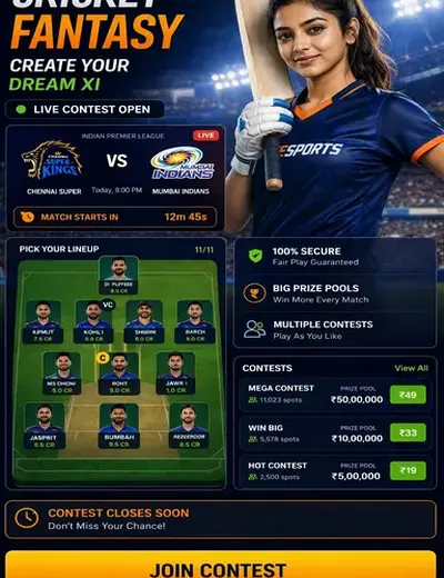 Shriking (shri ganesh satta king) fantasy cricket & matchday visual 3